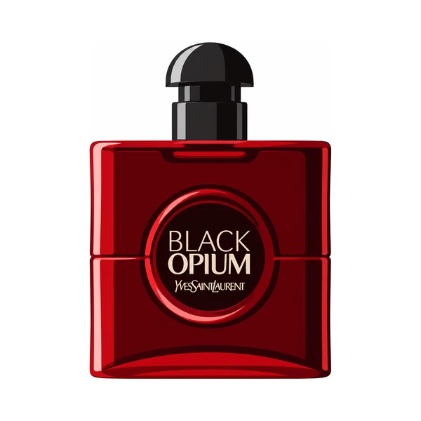 Yves Saint Laurent Black Opium EDP Over Red